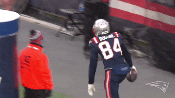 Kendrick Bourne Running GIF by New England Patriots