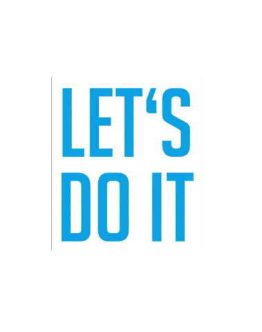 Lets Do It Sticker by Blockblocks Cleanup gGmbH