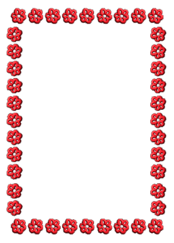 Floral Frame Sticker