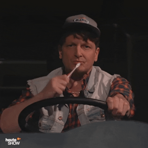 Car Driving GIF by ZDF heute-show