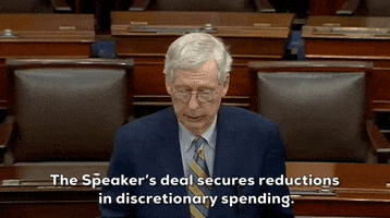 Mitch Mcconnell Debt Ceiling GIF by GIPHY News