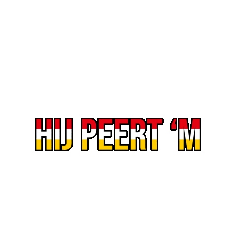 Carnaval Peer Sticker by Oeteldonk Online