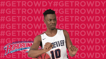 College Sports Happy Dance GIF by Rowdy the Roadrunner