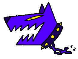 Angry Dog Sticker by Dr. COLOD
