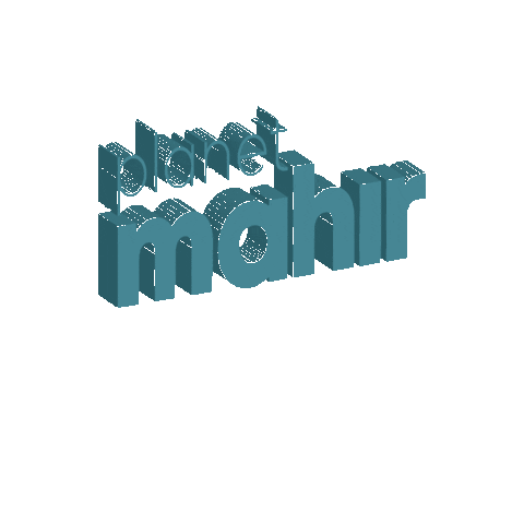 Planet Mahir Sticker