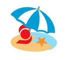 Summer Beach Sticker by Scotiabank Costa Rica