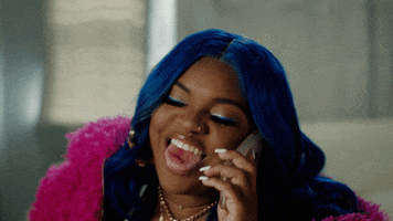 Blue Hair Laughing GIF by EMPIRE
