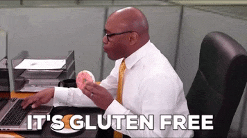 Gluten Free Reaction GIF by Robert E Blackmon