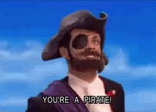 pirate pirating GIF