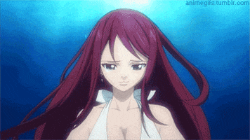 Fairy Tail Erza Scarlet animated GIF