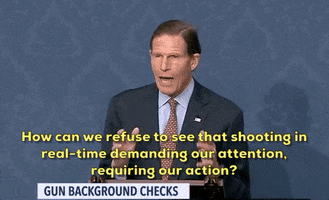 news gun control senate debate universal background checks GIF