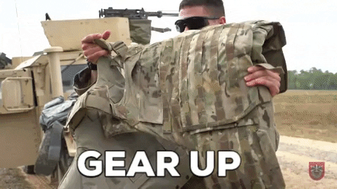 Gear Up Here We Go GIF by U.S. Army