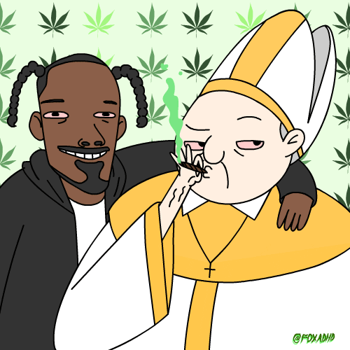 Giphy - blaze it snoop dogg GIF by Animation Domination High-Def