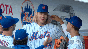 ny mets laugh GIF by New York Mets