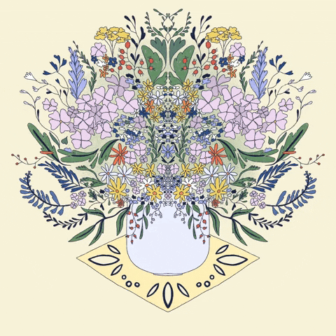 Flowers Infinityloop GIF by Magda Kreps