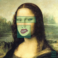 Angry Mona Lisa GIF by joelremygif
