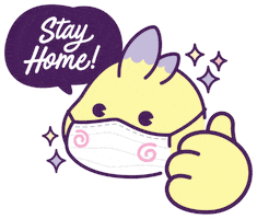 Stay Home Sticker by Israseyd