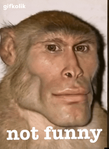 Not Funny GIF