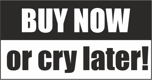 Buy Now Or Cry Later GIF by B360 Riding-Shirts - Find & Share on GIPHY