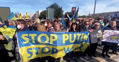 Vladimir Putin Protest GIF by GIPHY News