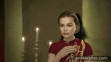 Stop It Margot Robbie GIF by Morphin