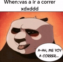 Correr Kung Fu Panda GIF