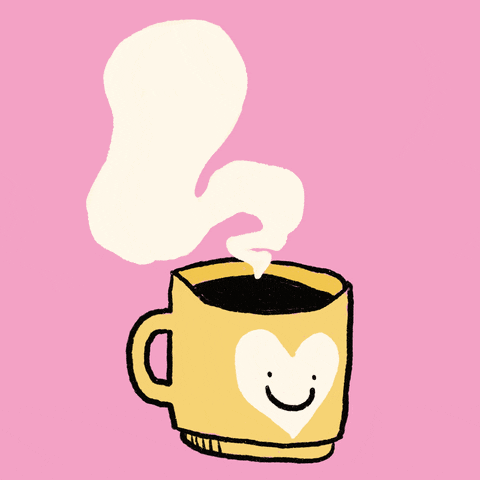 Cup Of Coffee GIF by clara.creates