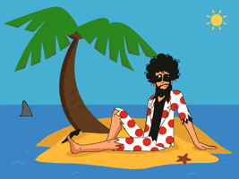 Cast Away Summer GIF by Pepephone