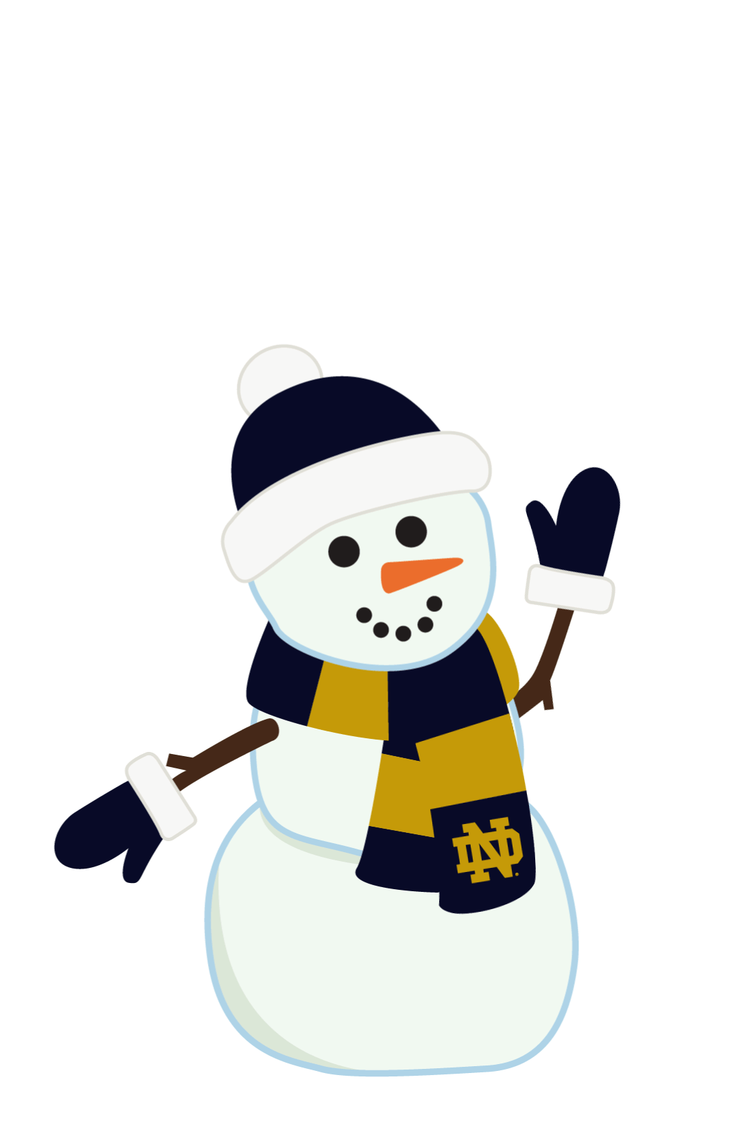 notre dame snow hat