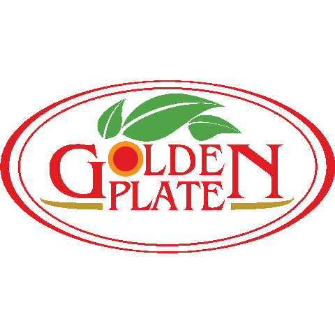 Golden Plate Stickers Sticker by Tazah