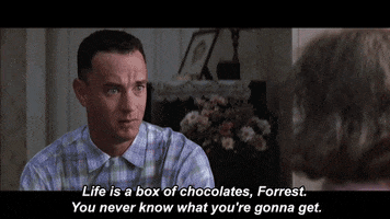 Forrest Gump Chocolates GIF by The Kennedy Center