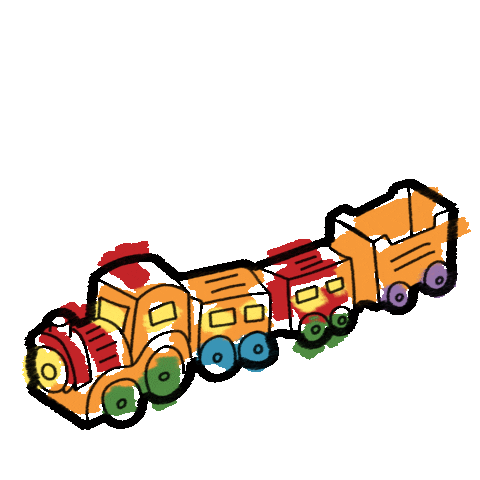 Train Lego Sticker