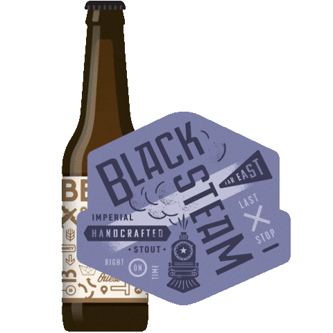 Happy Beer Sticker by BBT BRASSEUR TOULOUSAIN