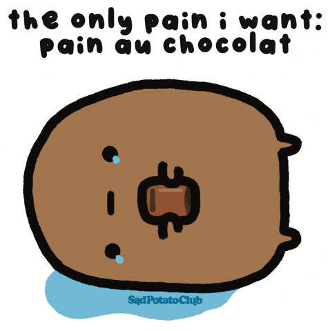 Happy Pain Au Chocolat GIF by Sad Potato Club