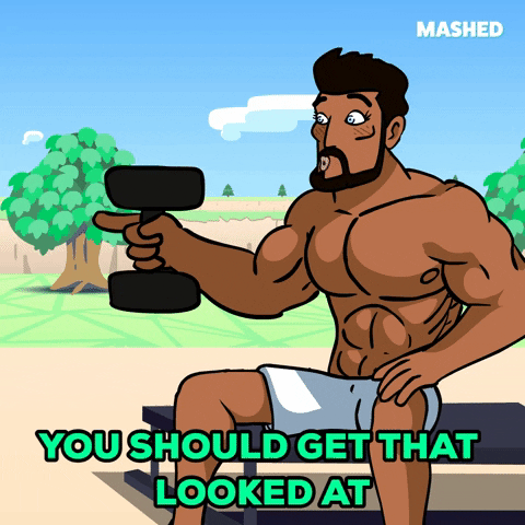 Animation Muscle GIF by Mashed