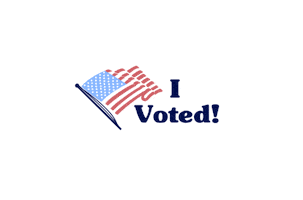 Voting American Sticker by SASSY SAV