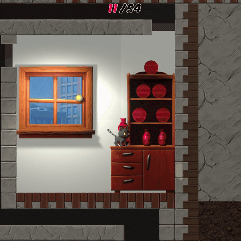 Cat 3D GIF by Nekologic