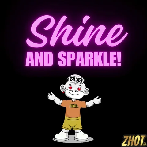 Shine Bright Shining Star GIF by Zhot