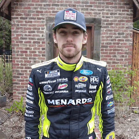 Ryan Blaney Smh GIF by NASCAR