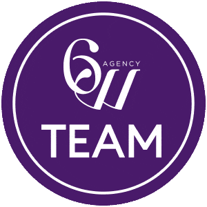 6W Agency Sticker