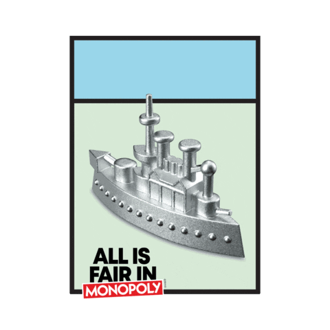 Boat Ship Sticker by Monopoly