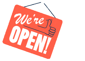 Open Day Thumbs Up Sticker