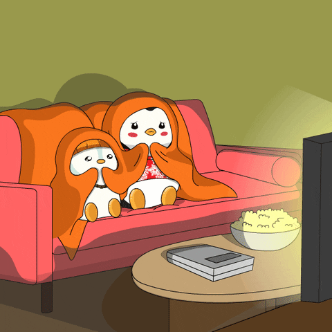 New Season Popcorn GIF by Pudgy Penguins