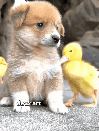 Dog Hug GIF by DevX Art