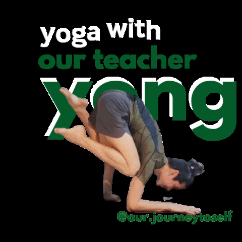 ourjourneytoself yoga teacher yong online yoga GIF