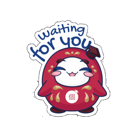 Waiting For You Kokochi Sticker by KOKO JAPAN