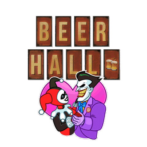 Beer Hall Joker Sticker by BeerHalll