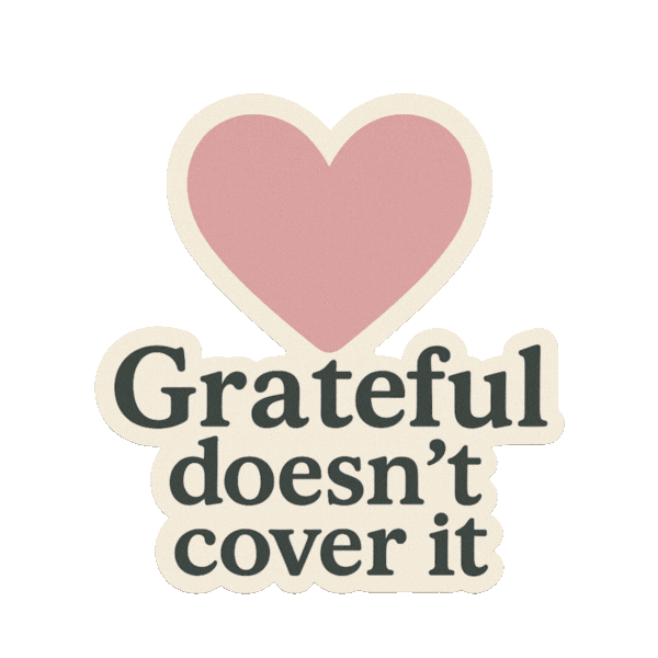 Grateful Sticker by NZ Collab