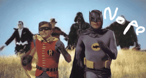 New trending GIF tagged batman running nope robin… | Trending Gifs