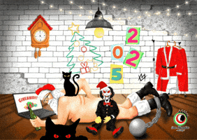 Cat Christmas GIF